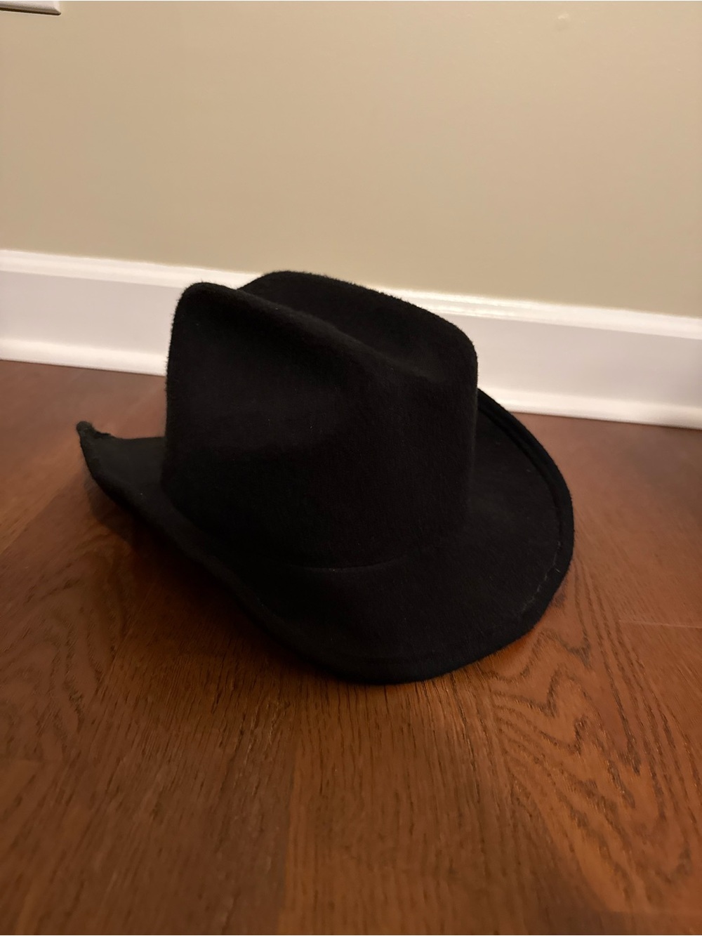 Scala Kids Black Wool Felt Cowboy Hat Western Youth Unisex